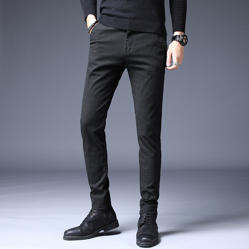 Spring Elastic Men's Casual Pa - Korean Men Lifestyle reseña y precio
