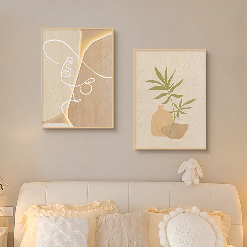 Wooden Cream Style Abstract Li - Korean Arts And Lifestyle reseña y precio