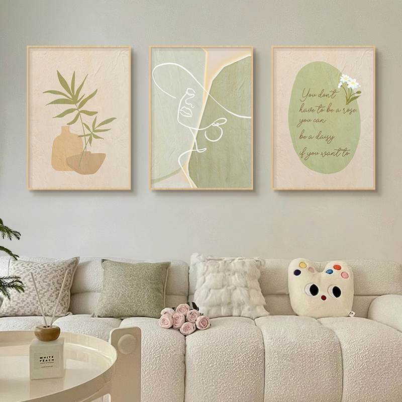 Wooden Cream Style Abstract Li - Korean Arts And Lifestyle reseña y precio