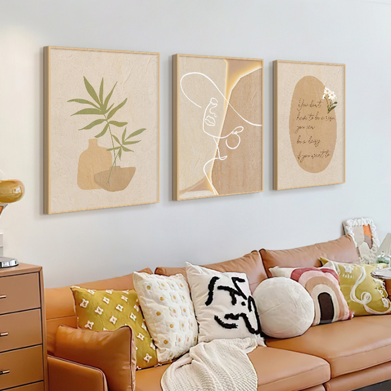 Wooden Cream Style Abstract Li - Korean Arts And Lifestyle reseña y precio