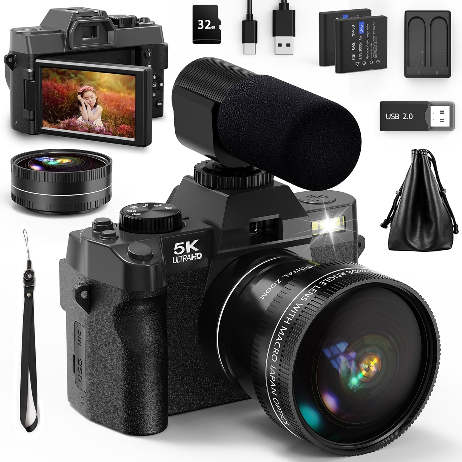 NBD 5K&48MP Digital Camera wit - Traditional Korean Lifestyle reseña y precio