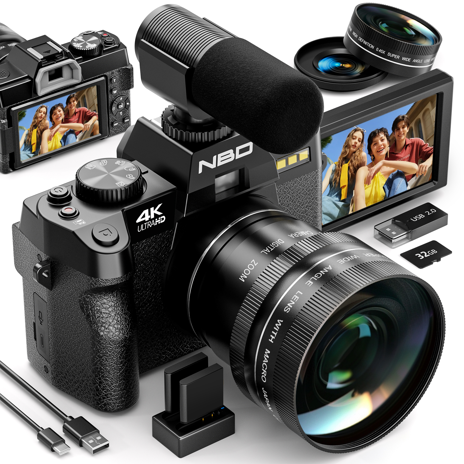 NBD S100F 48MP 4K Digital Came - Korean Girls Lifestyle reseña y precio