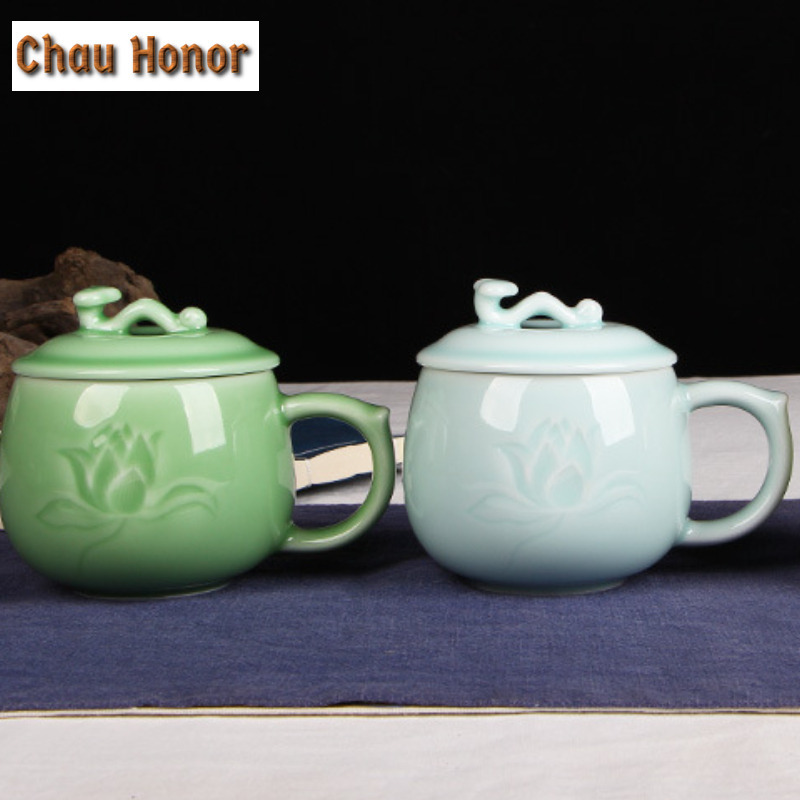 350ml Longquan Celadon Lotus C - Celadon Ceramic Cup reseña y precio