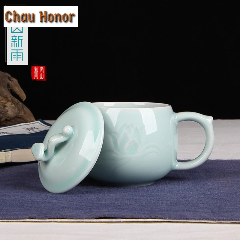 350ml Longquan Celadon Lotus C - Celadon Ceramic Cup reseña y precio