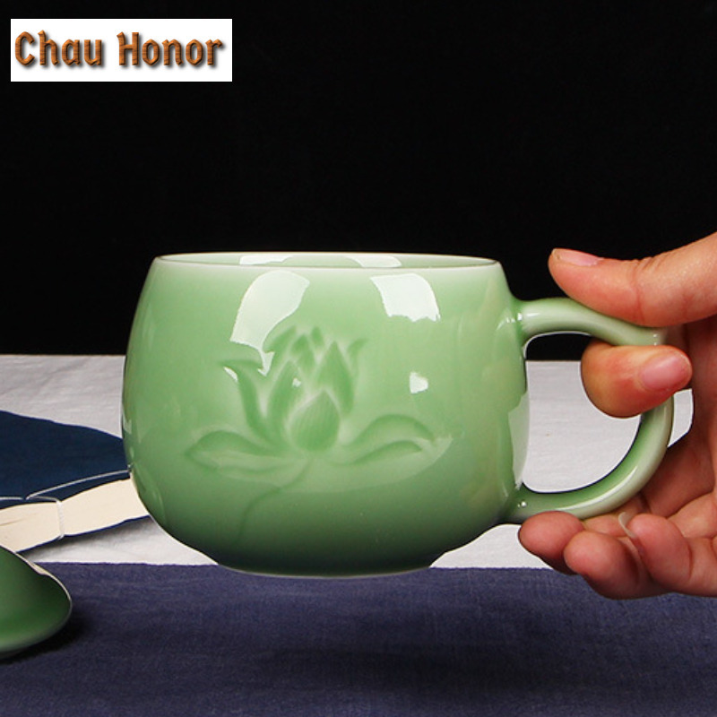 350ml Longquan Celadon Lotus C - Celadon Ceramic Cup reseña y precio