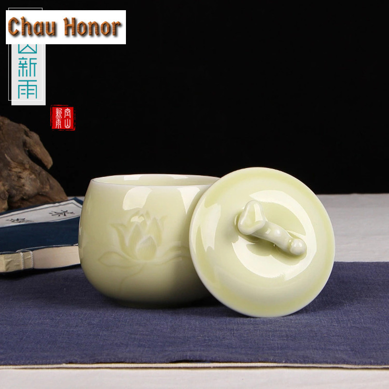 350ml Longquan Celadon Lotus C - Celadon Ceramic Cup reseña y precio
