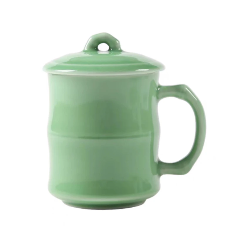 Celadon teacup with lid and ha - Celadon Ceramic Cup reseña y precio