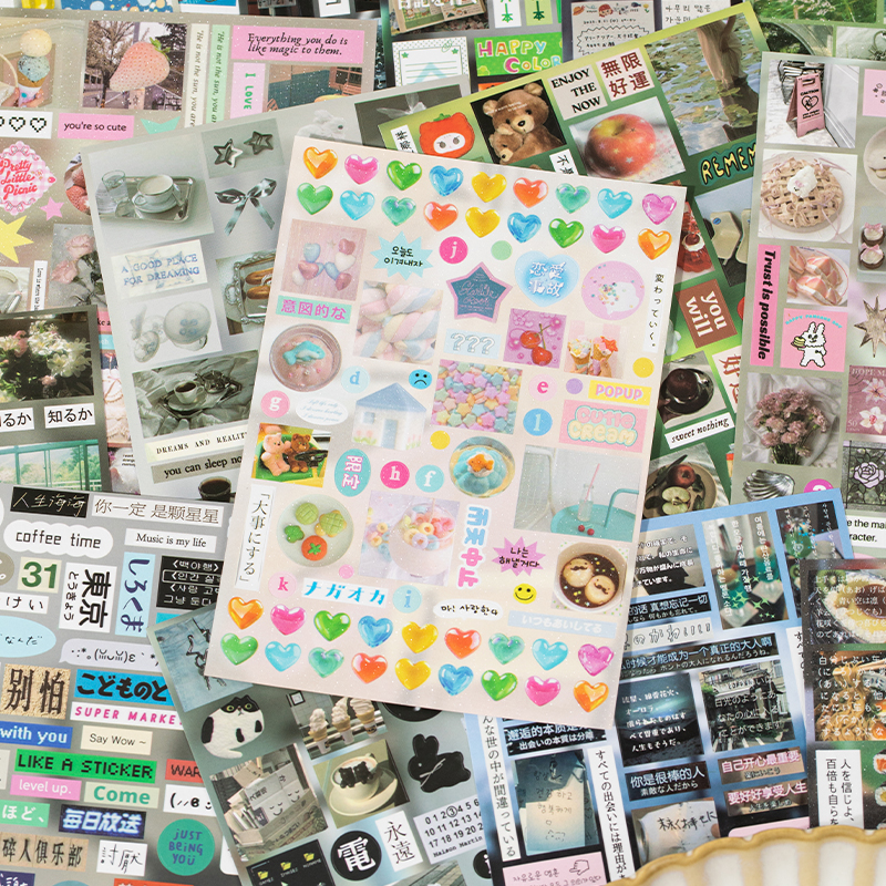 30Sheets Sticker Book Mist Rai - Korean Arts And Lifestyle reseña y precio