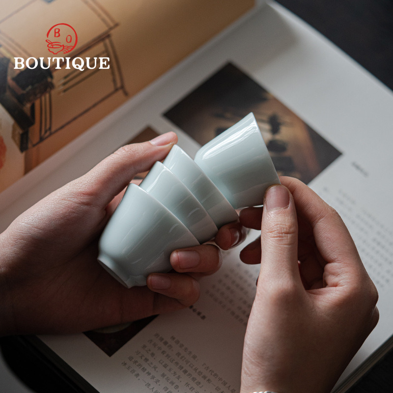 Handmade Tea Cup Small Ceramic - Celadon Ceramic Cup reseña y precio