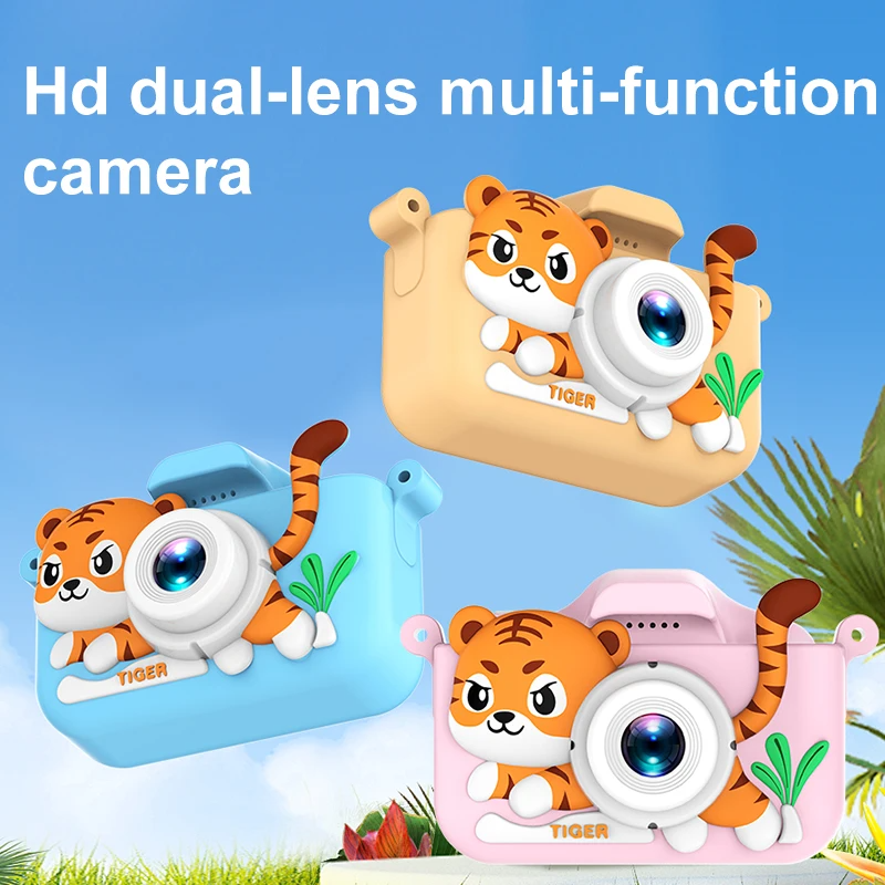 Kids Mini Camera Cartoon Tiger - Korean Girls Lifestyle reseña y precio