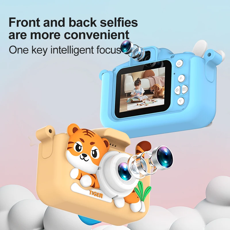 Kids Mini Camera Cartoon Tiger - Korean Girls Lifestyle reseña y precio