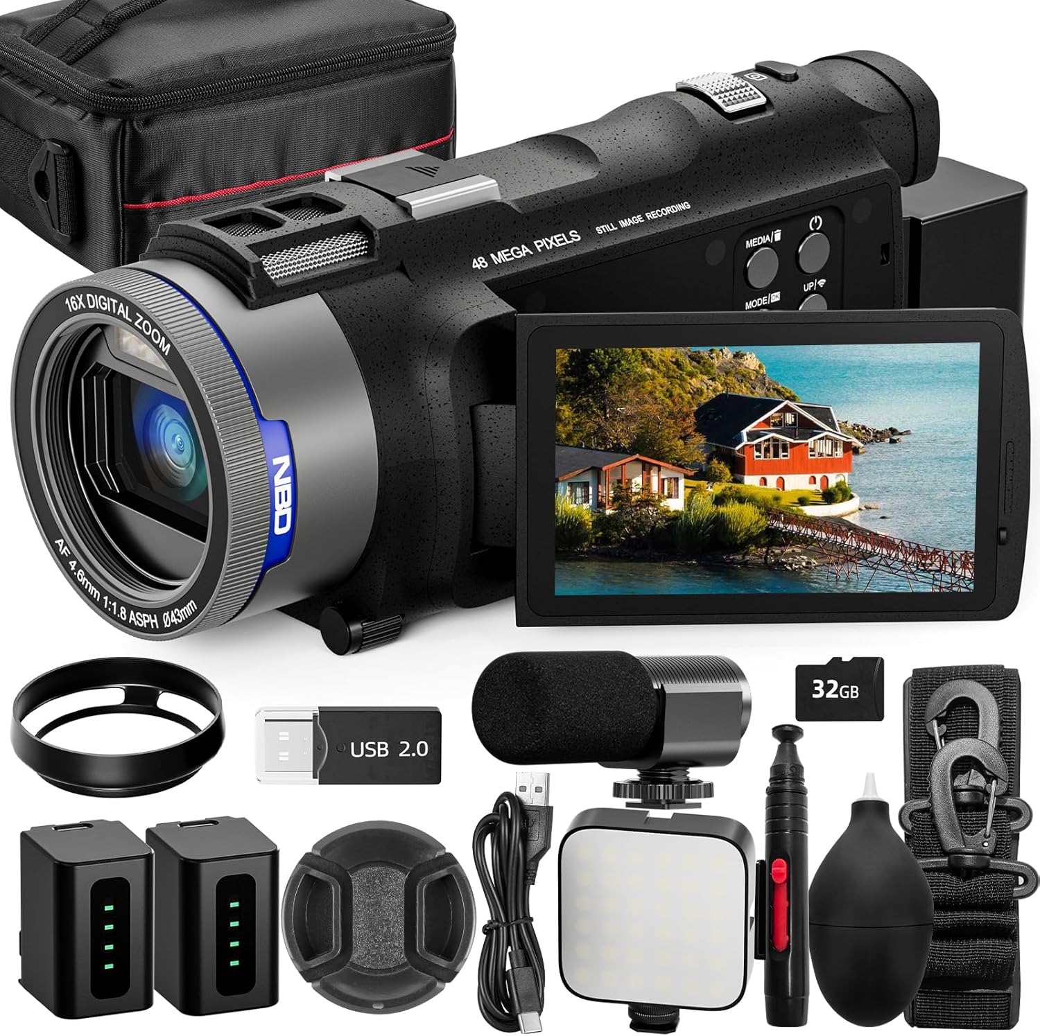 NBD 4K Camcorder Video Camera  - Traditional Korean Lifestyle reseña y precio