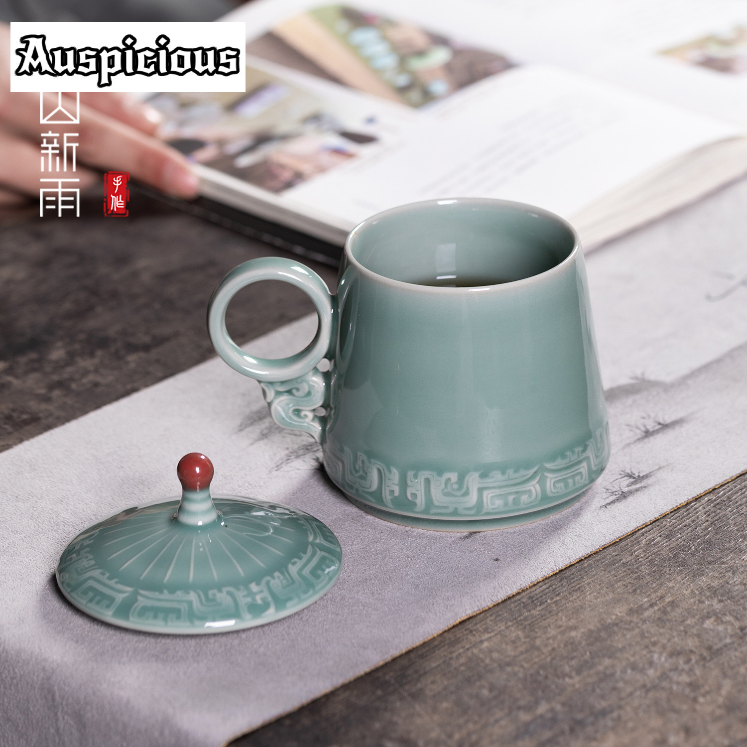 395ml Longquan Celadon Bronze  - Celadon Ceramic Cup reseña y precio