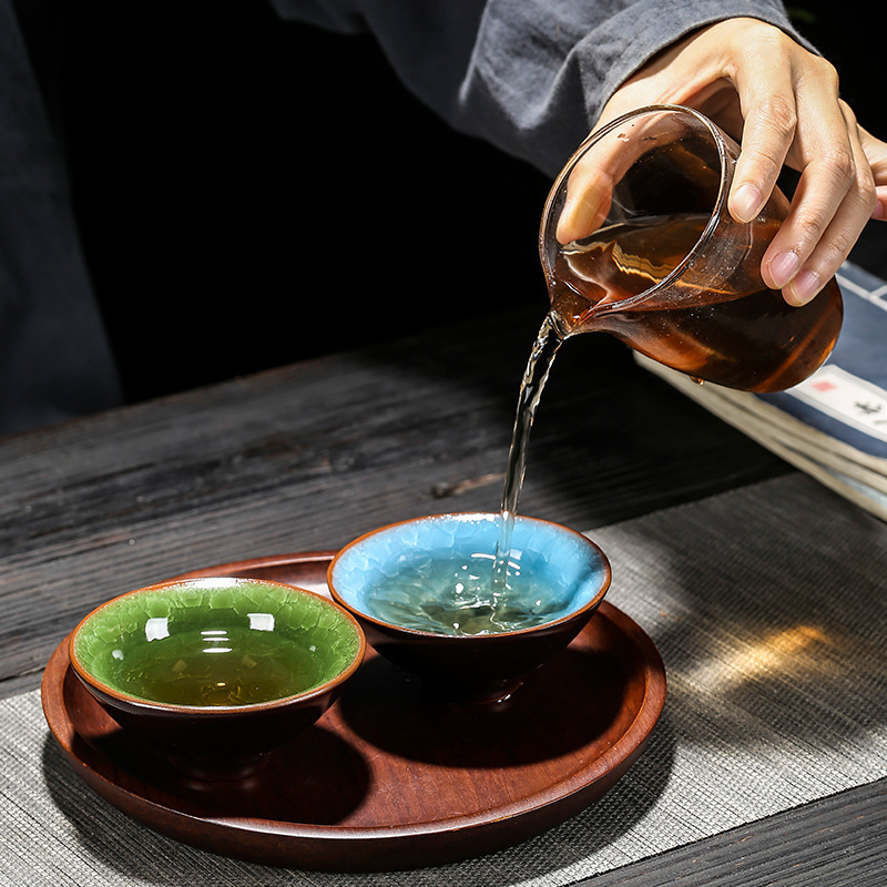 Large Ge Kiln Ice Crack Tea Cu - Celadon Ceramic Cup reseña y precio