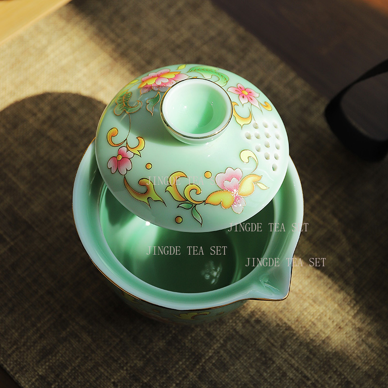 Celadon one pot two cups trave - Celadon Ceramic Cup reseña y precio