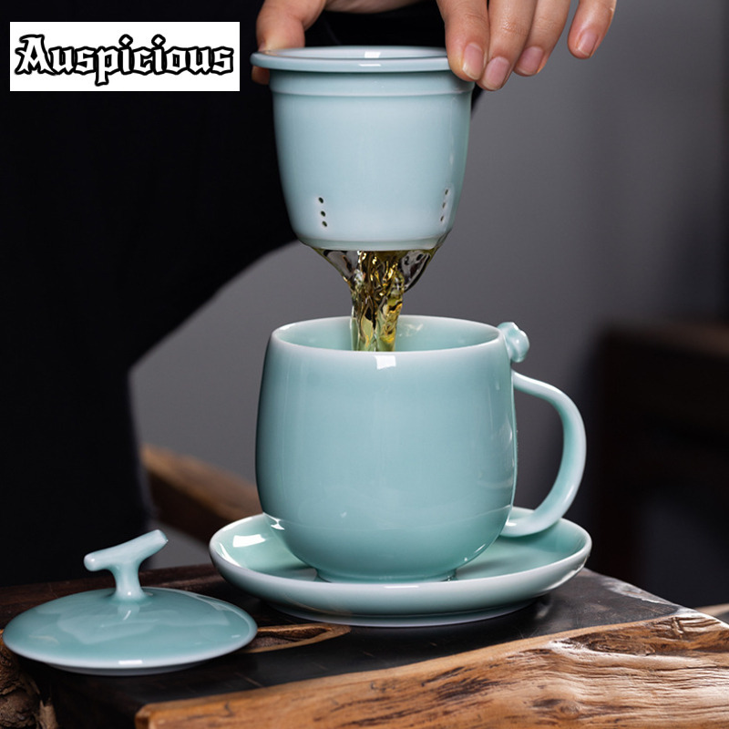 400ml Azure Longquan Celadon F - Celadon Ceramic Cup reseña y precio