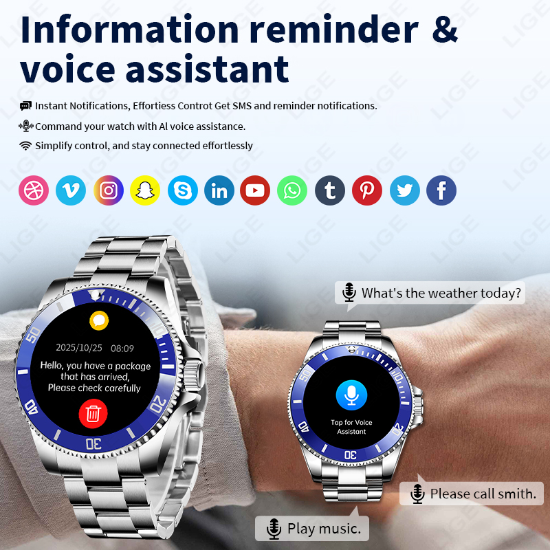 New 2026 Style Luxury Smart Wa - Korean Men Lifestyle reseña y precio