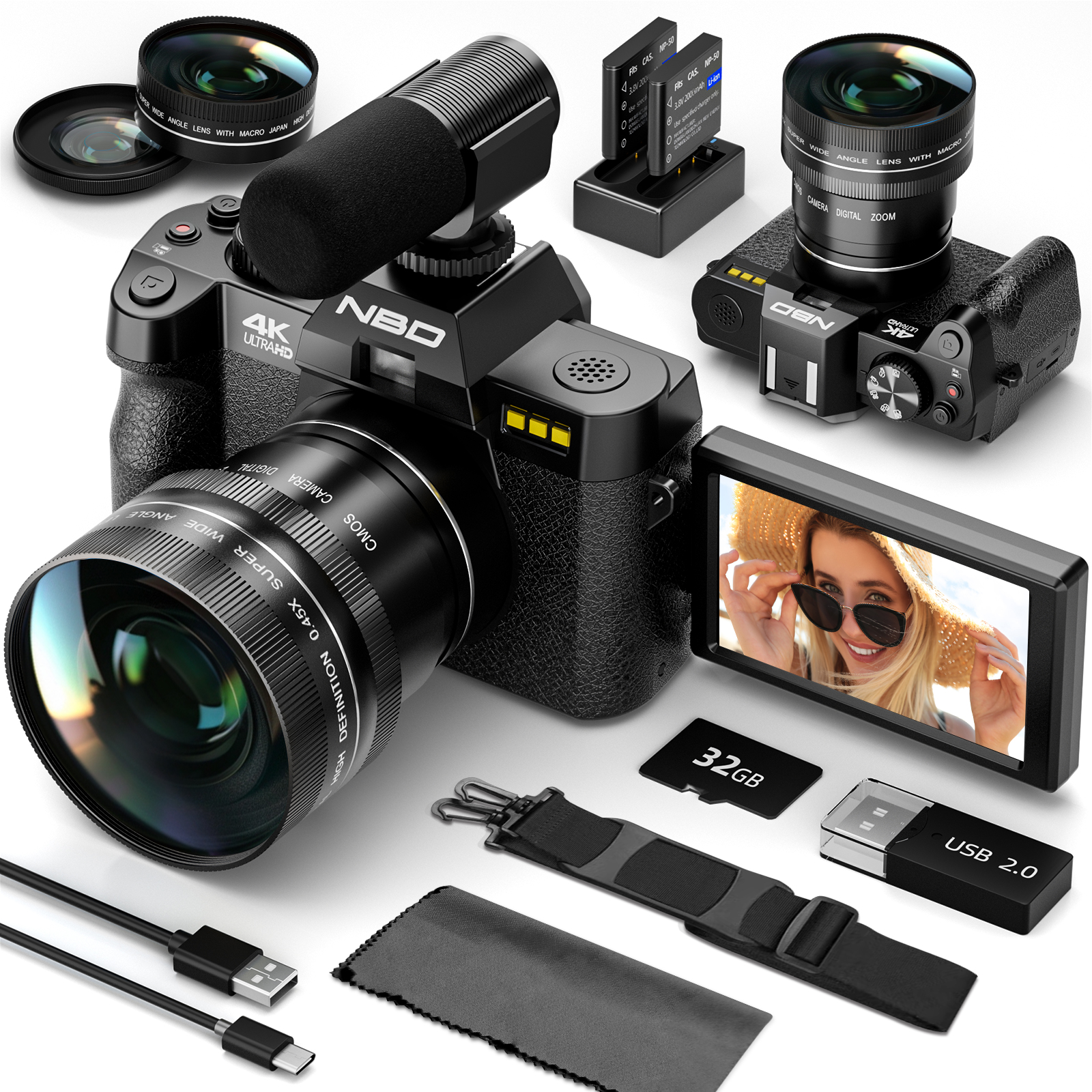 NBD 48MP 4K Digital Camera S10 - Korean Girls Lifestyle reseña y precio