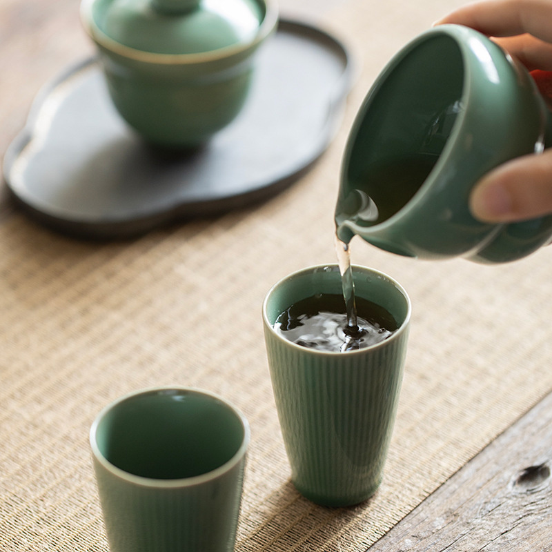 90ML Yue Kiln Celadon Tea Cup  - Celadon Ceramic Cup reseña y precio
