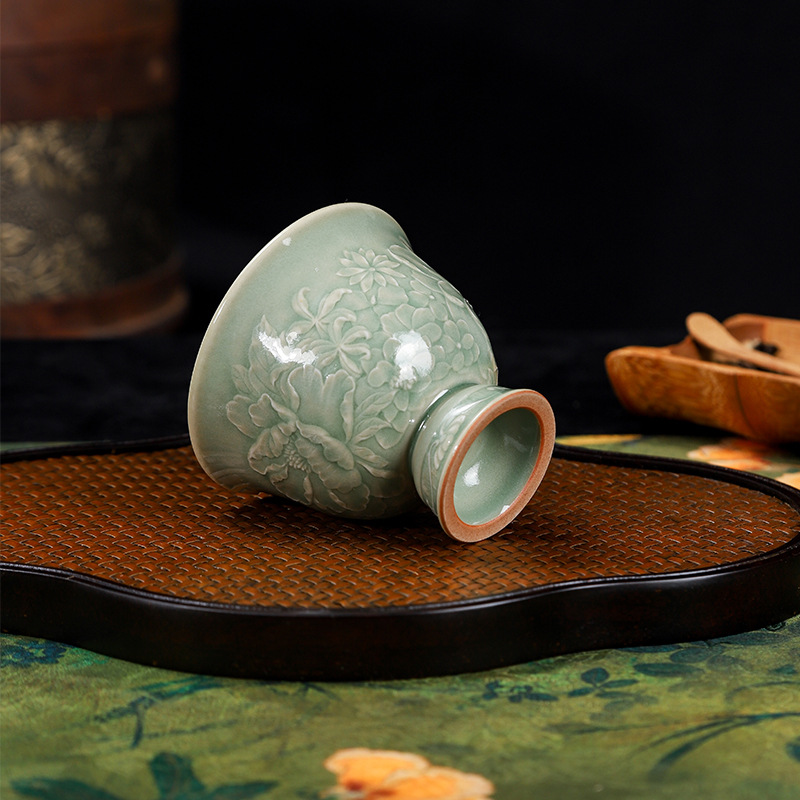 LH celadon teacup tall cup tea - Celadon Ceramic Cup reseña y precio