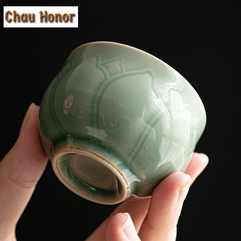 65ml Retro Celadon Sample Tea  - Celadon Ceramic Cup reseña y precio