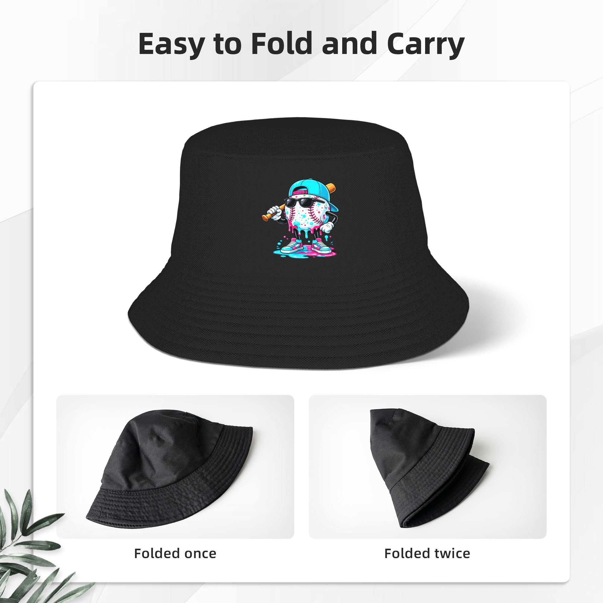 Drip Baseball Lifestyle Bucket - Korean Men Lifestyle reseña y precio