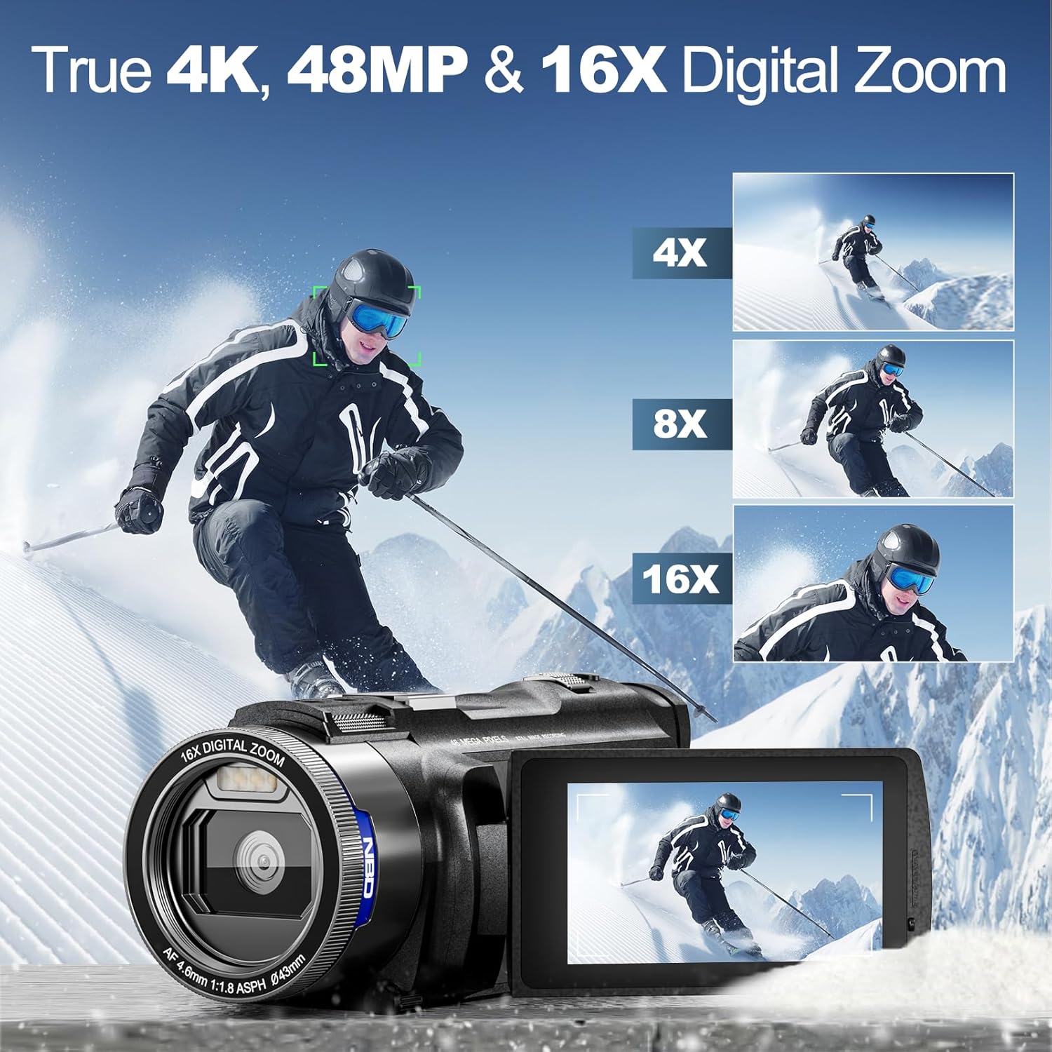 NBD 4K HD&48MP Camcorder Video - Korean Lifestyle & Kids Boutique reseña y precio