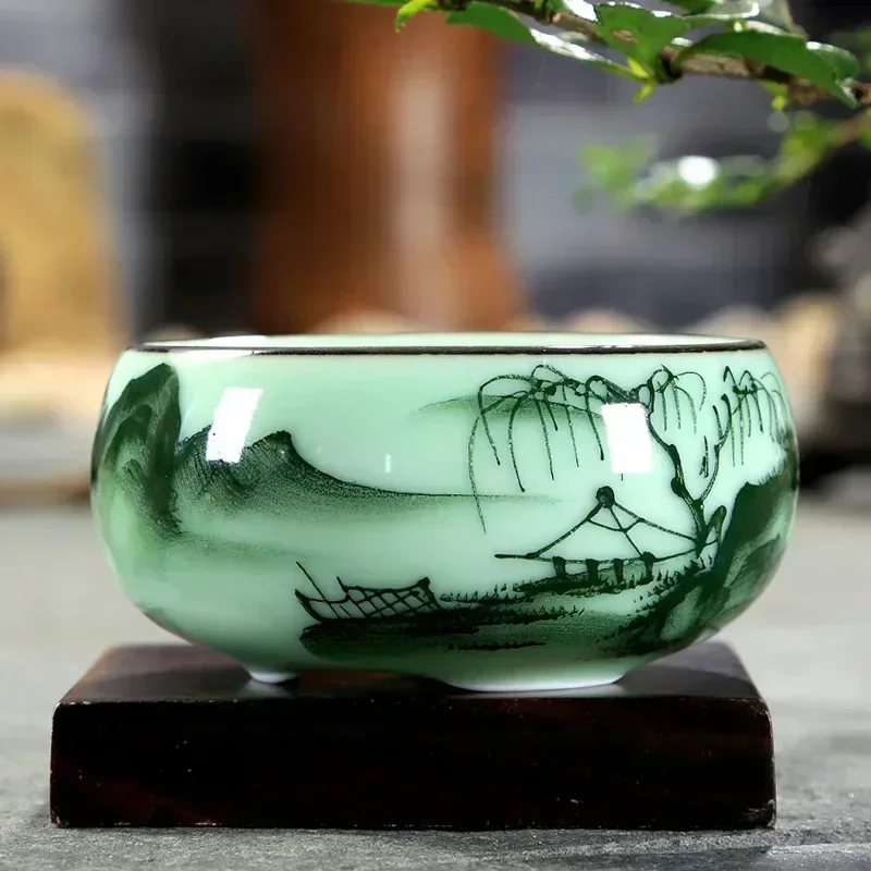 Tea Cup Ceramic  1PC Celadon H - Celadon Ceramic Cup reseña y precio