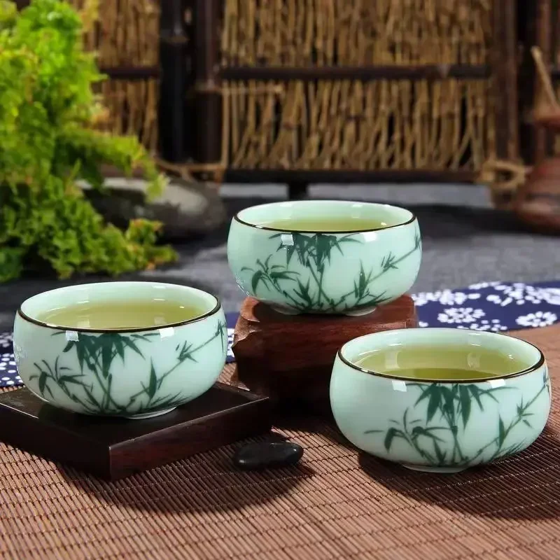 Tea Cup Ceramic  1PC Celadon H - Celadon Ceramic Cup reseña y precio