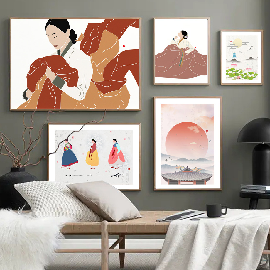 Korean Style Boho Hanbok Girl  - Korean Arts And Lifestyle reseña y precio