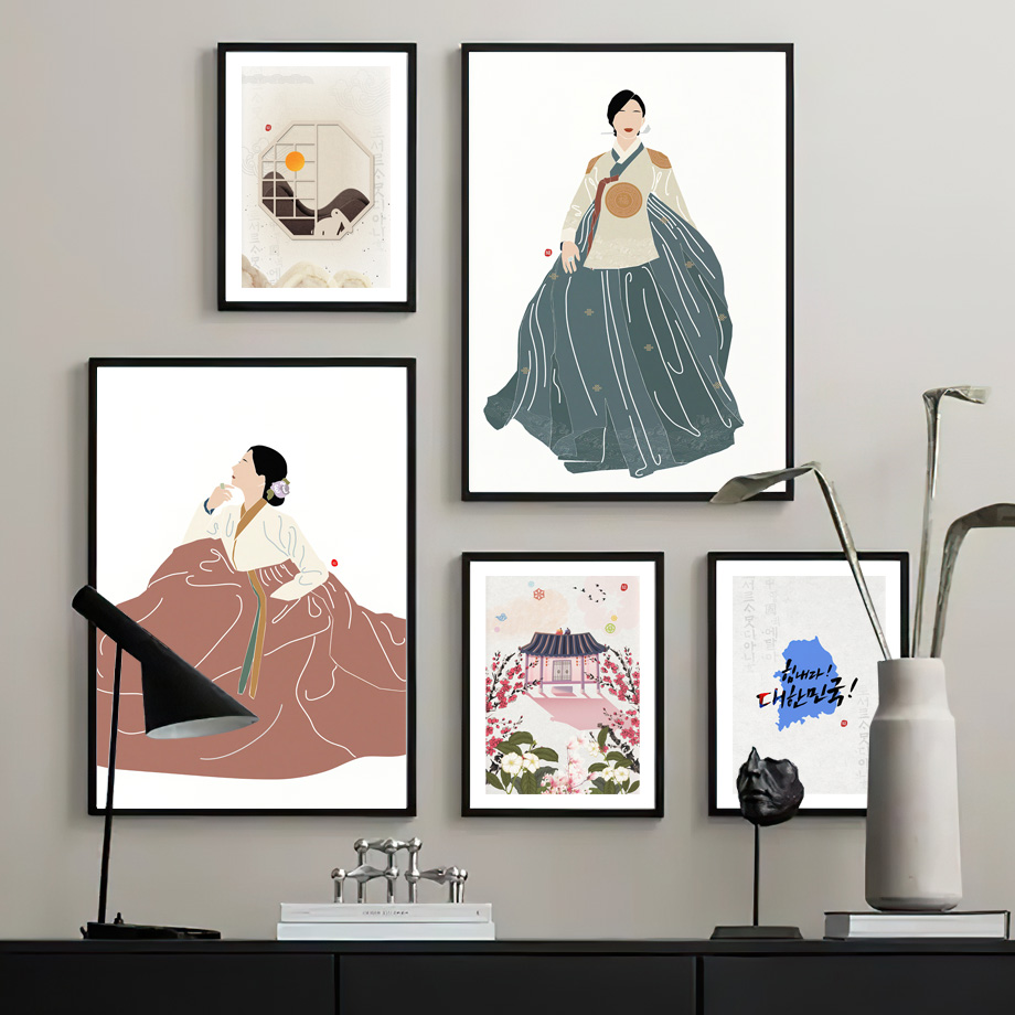 Korean Style Boho Hanbok Girl  - Korean Arts And Lifestyle reseña y precio