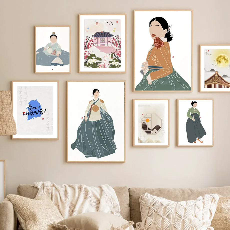 Korean Style Boho Hanbok Girl  - Korean Arts And Lifestyle reseña y precio