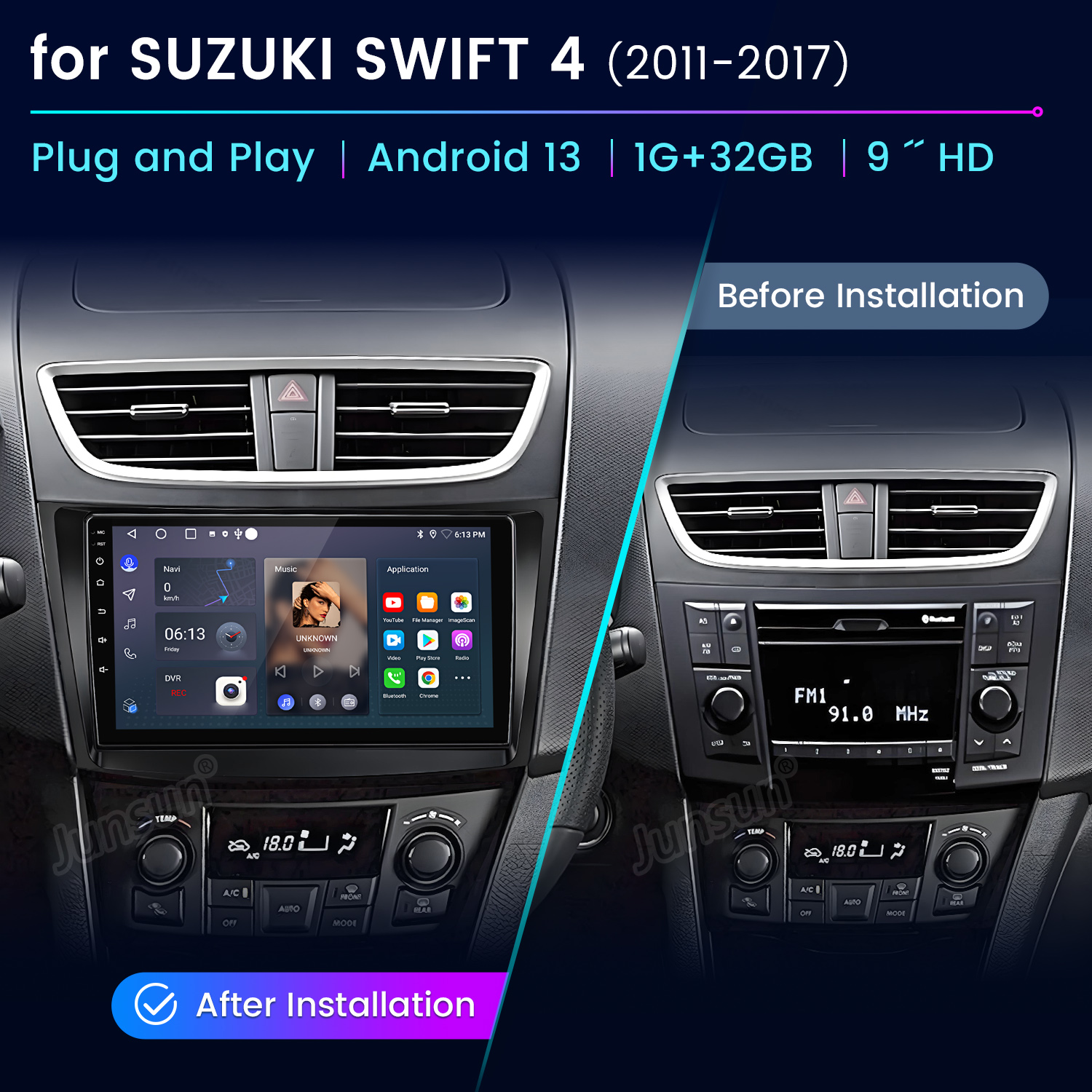 Junsun AI Voice Car Stereo Rad - Traditional Korean Lifestyle reseña y precio