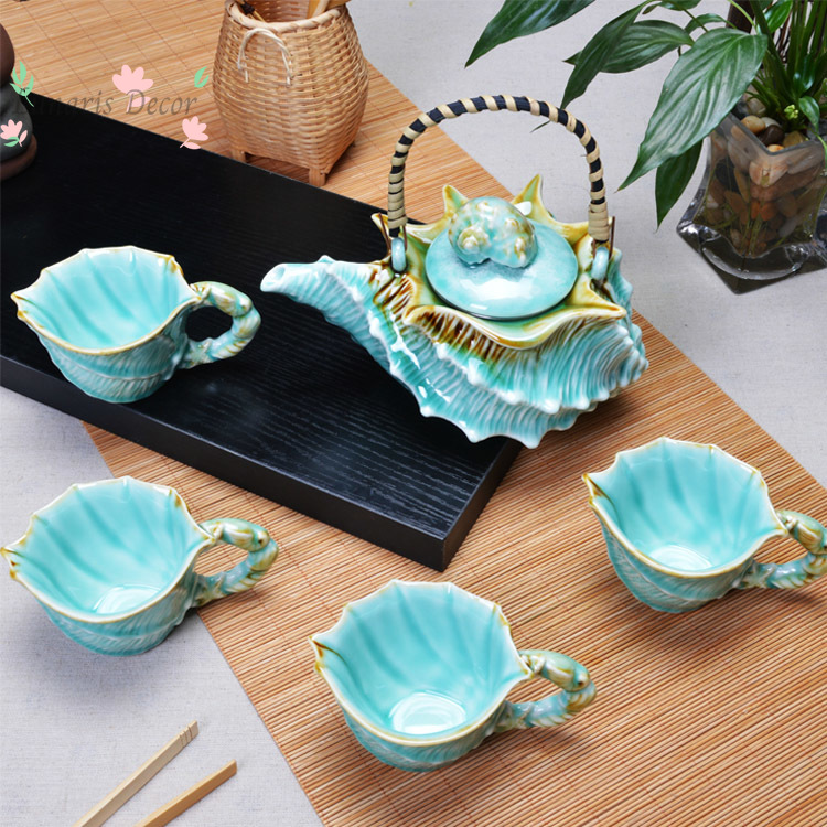 The whole set of ceramic beam  - Celadon Ceramic Cup reseña y precio